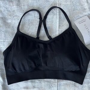Athleta Black Racerback‎ Sports Bra for Activewear
